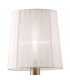 Loewe Wall Lamp Switched 1 Light E14 Antique Brass With White Shade-5