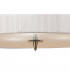 Loewe Single Pendant 3 Light E27 Antique Brass With White Shade-6