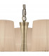 Loewe Slim Pendant 5 Light E14 Antique Brass With Soft Bronze Shades-4