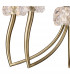 Loewe Pendant 5 Light E14 Antique Brass With Soft Bronze Shades-7
