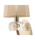Loewe Wall Lamp Switched 1 Light E14 Antique Brass With Soft Bronze Shade-4