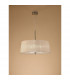 Loewe Single Pendant 3 Light E27 Antique Brass With Soft Bronze Shade-2