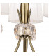 Loewe Pendant 3 Light E14 Antique Brass With White Shades-5