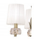 Loewe Pendant 3 Light E14 Antique Brass With White Shades-6