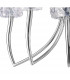 Loewe Pendant 5 Light E14 Polished Chrome With Cream Shades-7