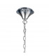 Loewe 2 Tier Pendant 6+3 Light E14 Polished Chrome With Cream Shades-3