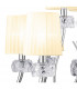 Loewe 2 Tier Pendant 6+3 Light E14 Polished Chrome With Cream Shades-6