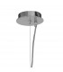 Loewe Single Pendant 3 Light E27 Polished Chrome With Cream Shade-3