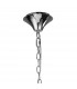 Loewe Pendant 3 Light E14 Polished Chrome With Cream Shades-3