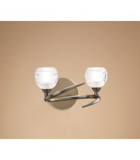 Loop Wall Lamp 2 Light G9 Antique Brass-2