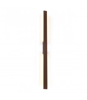 Lotus 1.4m Wall Lamp, 24W LED, 3000K, 2300lm, IP54, Rust Brown, 3yrs Warranty
