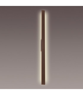 Lotus 1.4m Wall Lamp, 24W LED, 3000K, 2300lm, IP54, Rust Brown, 3yrs Warranty