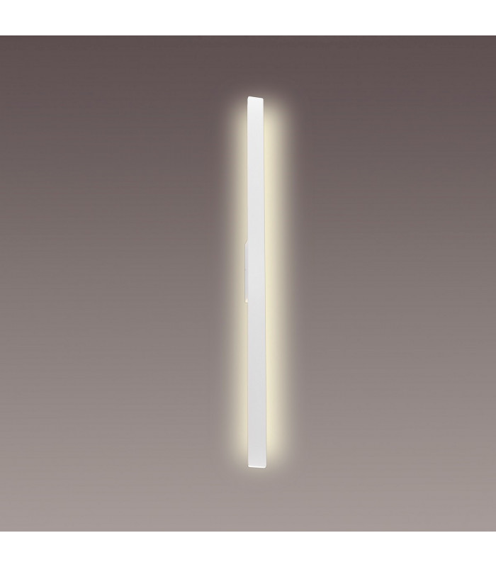 Lotus 1.2m Wall Lamp, 18W LED, 3000K, 1900lm, IP54, White, 3yrs Warranty