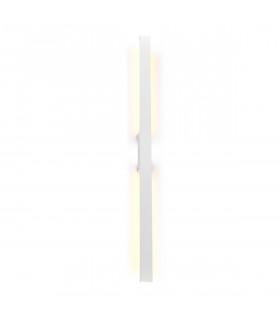 Lotus 1.4m Wall Lamp, 24W LED, 3000K, 2300lm, IP54, White, 3yrs Warranty