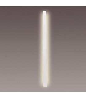 Lotus 1.4m Wall Lamp, 24W LED, 3000K, 2300lm, IP54, White, 3yrs Warranty
