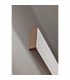 Lotus 1.4m Wall Lamp, 24W LED, 3000K, 2300lm, IP54, White, 3yrs Warranty
