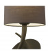 Lua Wall Lamp 1 Light E27 Ash Grey With Ash Grey Shade-4