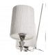 Lucca Pendant 4 Light E27 Polished Chrome With White Shades & Clear Crystal-7
