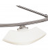 Lupa Telescopic Pendant Curved Linear Bar 4 Light G9 Polished Chrome/Frosted White Glass-6
