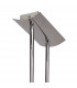 Lupa Telescopic Pendant Linear Bar 4 Light G9 Polished Chrome/Frosted White Glass-3