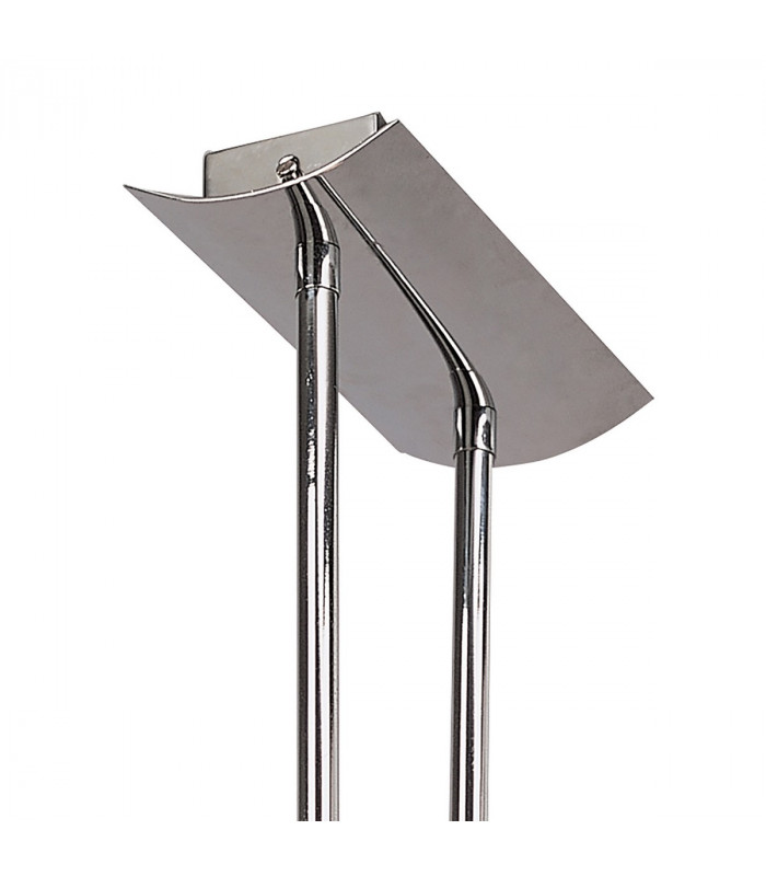 Lupa Telescopic Pendant Linear Bar 4 Light G9 Polished Chrome/Frosted White Glass-3