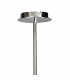 Lupin Linear Pendant 2 Light E27 Line Large, Gloss White, White Acrylic, Polished Chrome, CFL Lamps INCLUDED