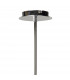 Lupin Linear Pendant 2 Light E27, Gloss Black, White Acrylic, Polished Chrome, CFL Lamps INCLUDED