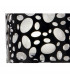 Lupin Linear Pendant 2 Light E27, Gloss Black, White Acrylic, Polished Chrome, CFL Lamps INCLUDED
