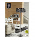 Lupin Linear Pendant 2 Light E27 Line, Gloss White/White Acrylic/Polished Chrome, CFL Lamps INCLUDED