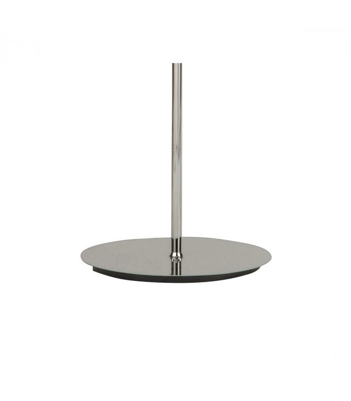 Lupin Floor Lamp 4 Light E27, Gloss White/White Acrylic/Polished Chrome, CFL Lamps INCLUDED