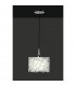 Lupin Pendant 1 Light E27 Gloss White/White Acrylic/Polished Chrome CFL Lamps INCLUDED-2