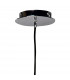 Lupin Pendant 1 Light E27 Gloss White/White Acrylic/Polished Chrome CFL Lamps INCLUDED-7