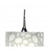 Lupin Pendant 1 Light E27 Gloss White/White Acrylic/Polished Chrome CFL Lamps INCLUDED-9