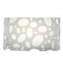 Lupin Pendant 1 Light E27 Gloss White/White Acrylic/Polished Chrome CFL Lamps INCLUDED-10