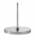 Manhattan Floor Lamp 3 Light L1/SGU10 Polished Chrome/Frosted Glass With Black Patterned Shade CFL Lamps INCLUDED-6