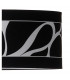 Manhattan Floor Lamp 3 Light L1/SGU10 Polished Chrome/Frosted Glass With Black Patterned Shade CFL Lamps INCLUDED-9