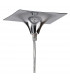 Manhattan Pendant Small 3 Light L1/SGU10 Polished Chrome/Frosted Glass With Black Patterned Shade CFL Lamps INCLUDED-4