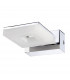 Marc Wall Lamp 1 Light 5W LED 3000K IP44, 450lm, Polished Chrome/Frosted Acrylic, 3yrs Warranty