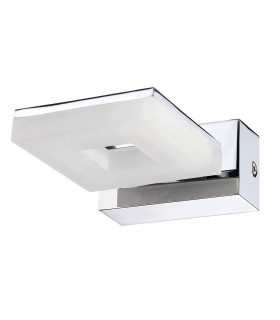 Marc Wall Lamp 1 Light 5W LED 3000K IP44, 450lm, Polished Chrome/Frosted Acrylic, 3yrs Warranty