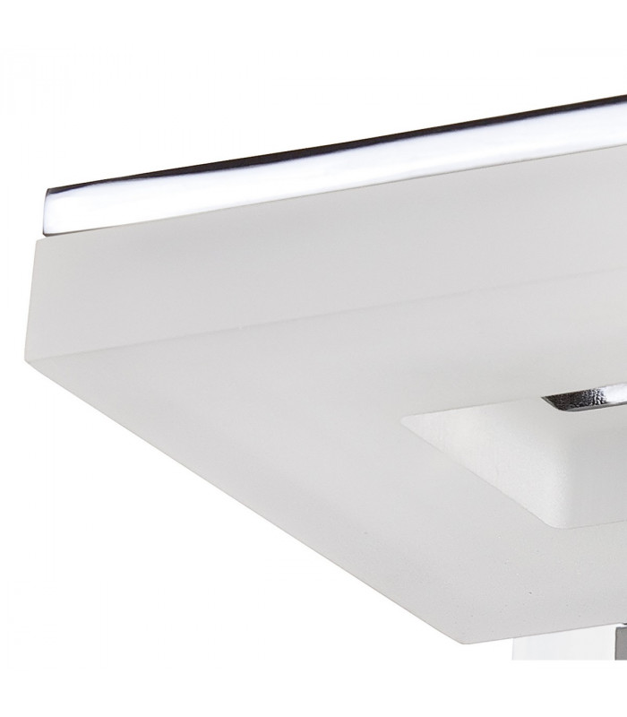 Marc Wall Lamp 1 Light 5W LED 3000K IP44, 450lm, Polished Chrome/Frosted Acrylic, 3yrs Warranty