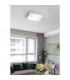 Melbourne Square Ceiling 15W LED 3000K 1350lm Polished Chrome/Frosted White Glass 3yrs Warranty-3