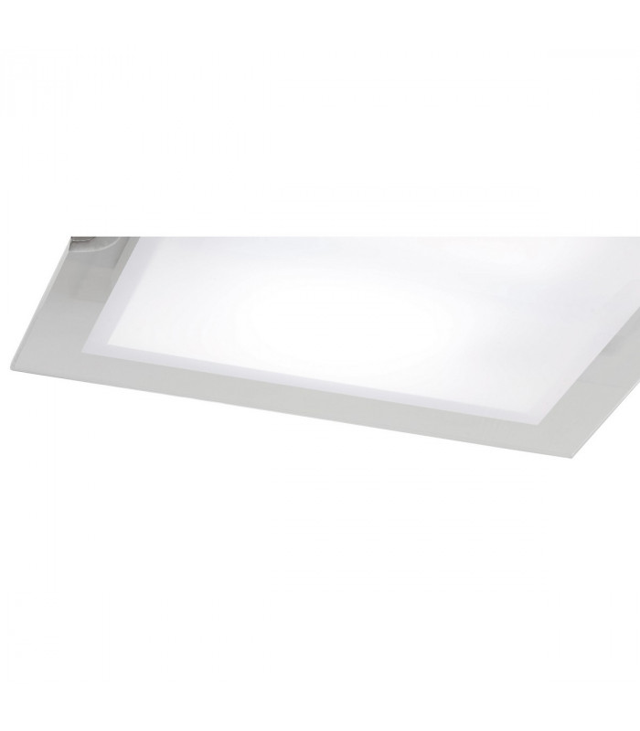Melbourne Square Ceiling 15W LED 3000K 1350lm Polished Chrome/Frosted White Glass 3yrs Warranty-7