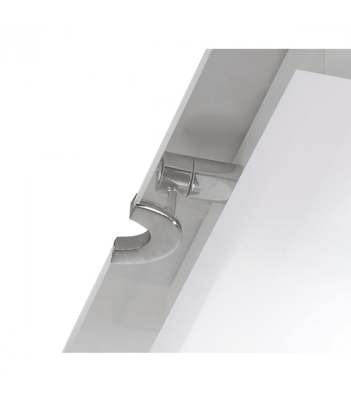 Melbourne Square Ceiling 15W LED 3000K 1350lm Polished Chrome/Frosted White Glass 3yrs Warranty-8
