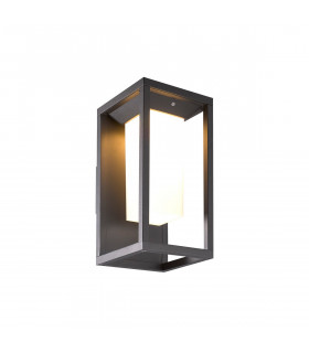 Meribel Solar/Sensor Wall Lamp 2.2W LED 3000K 188lm IP54 Graphite 3yrs Warranty-1