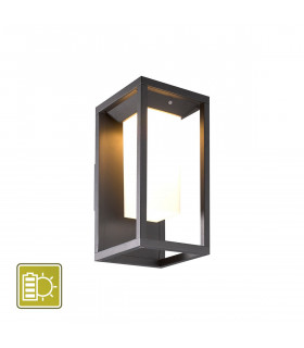 Meribel Solar/Sensor Wall Lamp 2.2W LED 3000K 188lm IP54 Graphite 3yrs Warranty-2
