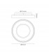 Moca Flush 50cm Round 40W LED 4000K 2400lm White / Mocha 3yrs Warranty-6