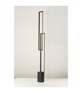 Mural Floor Lamp 48W LED 3000K 3840lm IP20 Matt Black 3yrs Warranty-2