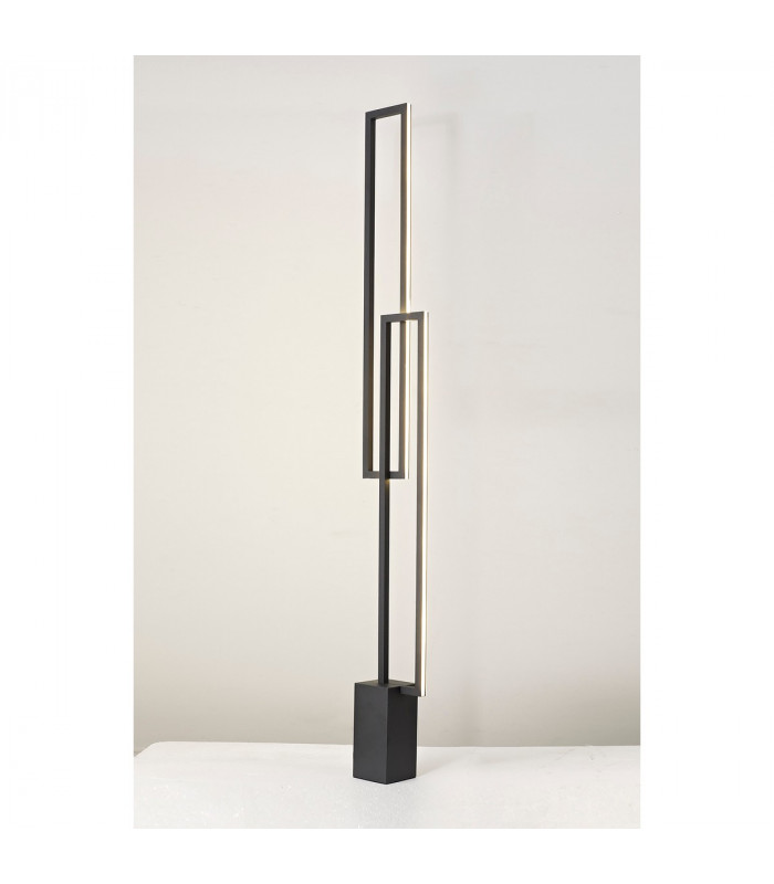 Mural Floor Lamp 48W LED 3000K 3840lm IP20 Matt Black 3yrs Warranty-2