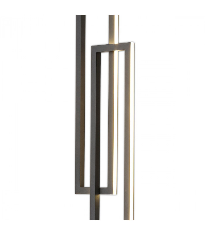 Mural Floor Lamp 48W LED 3000K 3840lm IP20 Matt Black 3yrs Warranty-4