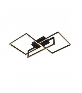 Mural Rectangular Ceiling 48W LED 3000K 3840lm IP20 Matt Black 3yrs Warranty-1